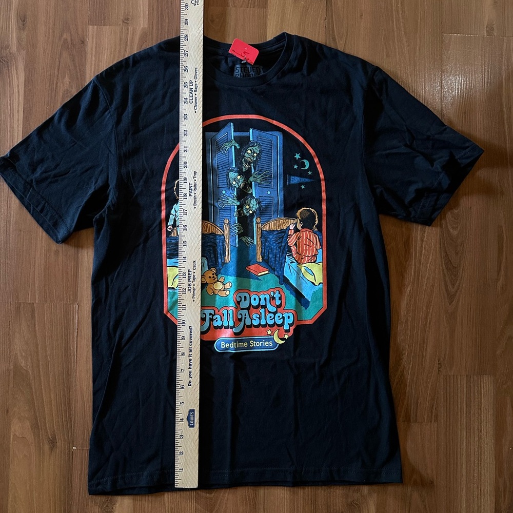 NWT Steve Rhodes Don’t Fall Asleep Bedtime Stories T-Shirt size medium 🆕 - Picture 4 of 7